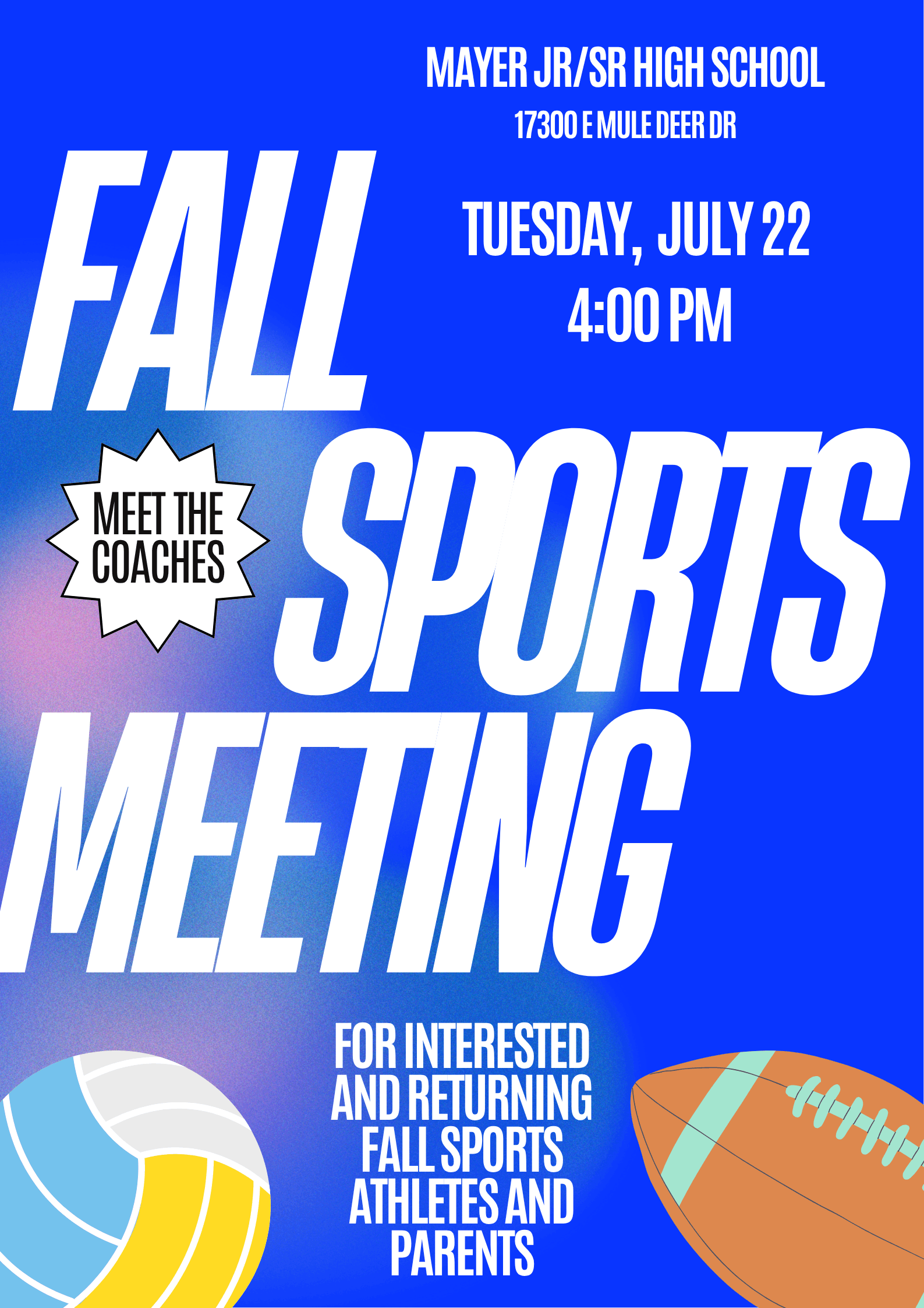 fall sports